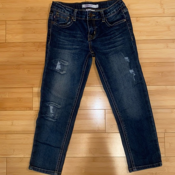 Vigoss Jeans Distressed Size 8 Stretchy Cute Girls - Picture 2 of 10